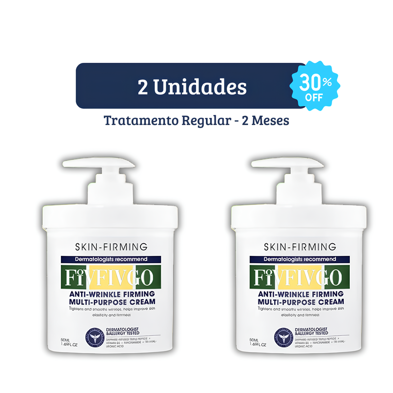 Fivfivgo™ Creme Firmador e Redutor de Rugas - Tenha uma pele Linda Novamente + BRINDE EXCLUSIVO