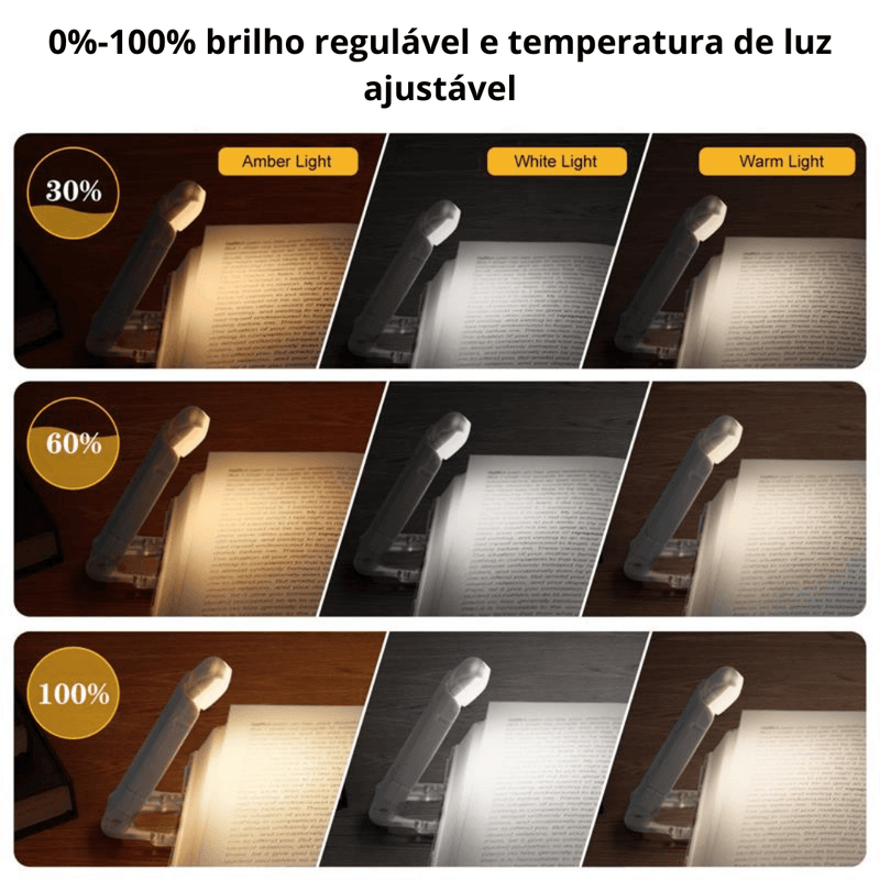 Luminária Para Leitura Com Led Recarregável