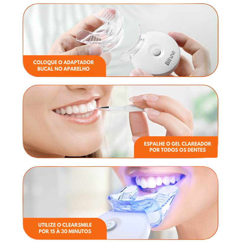 ClearSmile™ - Tratamento COMPLETO para obter DENTES BRANCOS