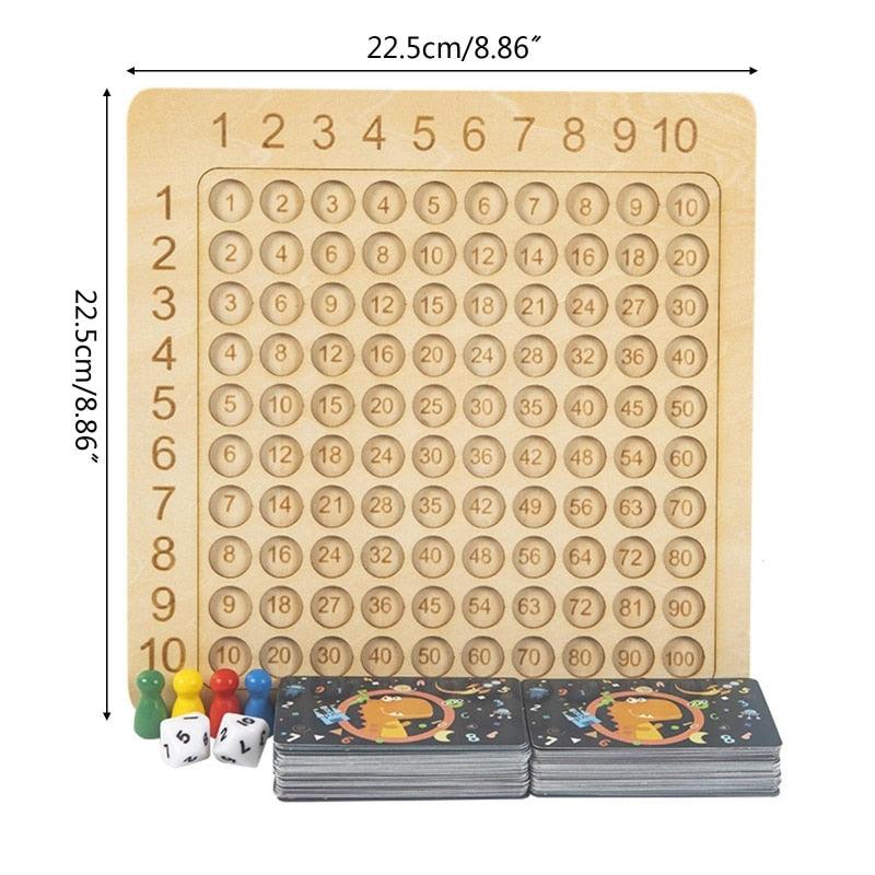 Tabuleiro da Multiplicação - Descomplica Brasil™ + BRINDE EXCLUSIVO