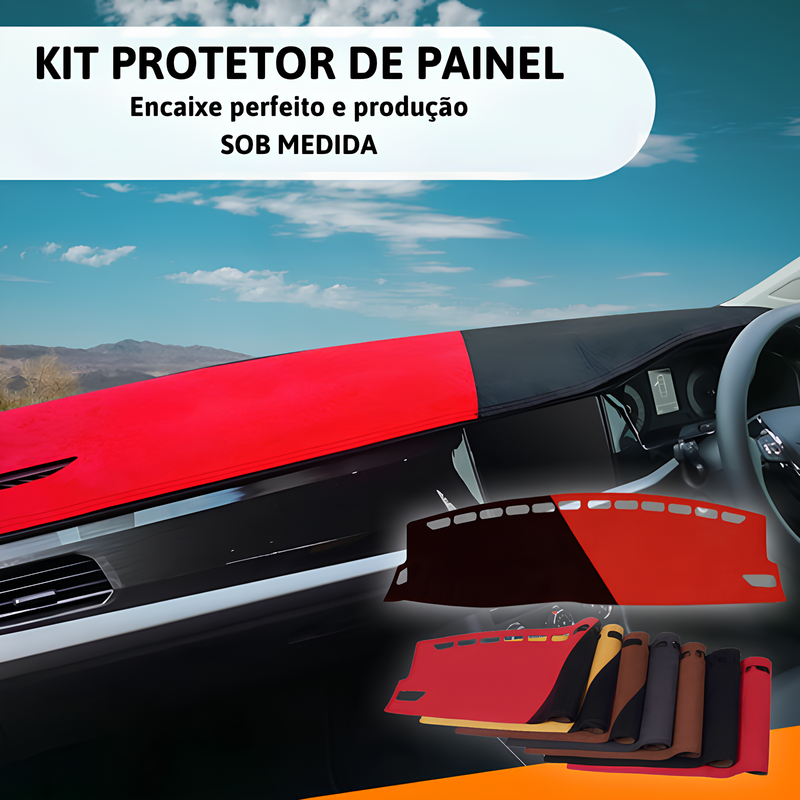 Kit de Protetor de Painel Sob Medida de Luxo - Conforto e Estilo Exclusivo para seu Carro